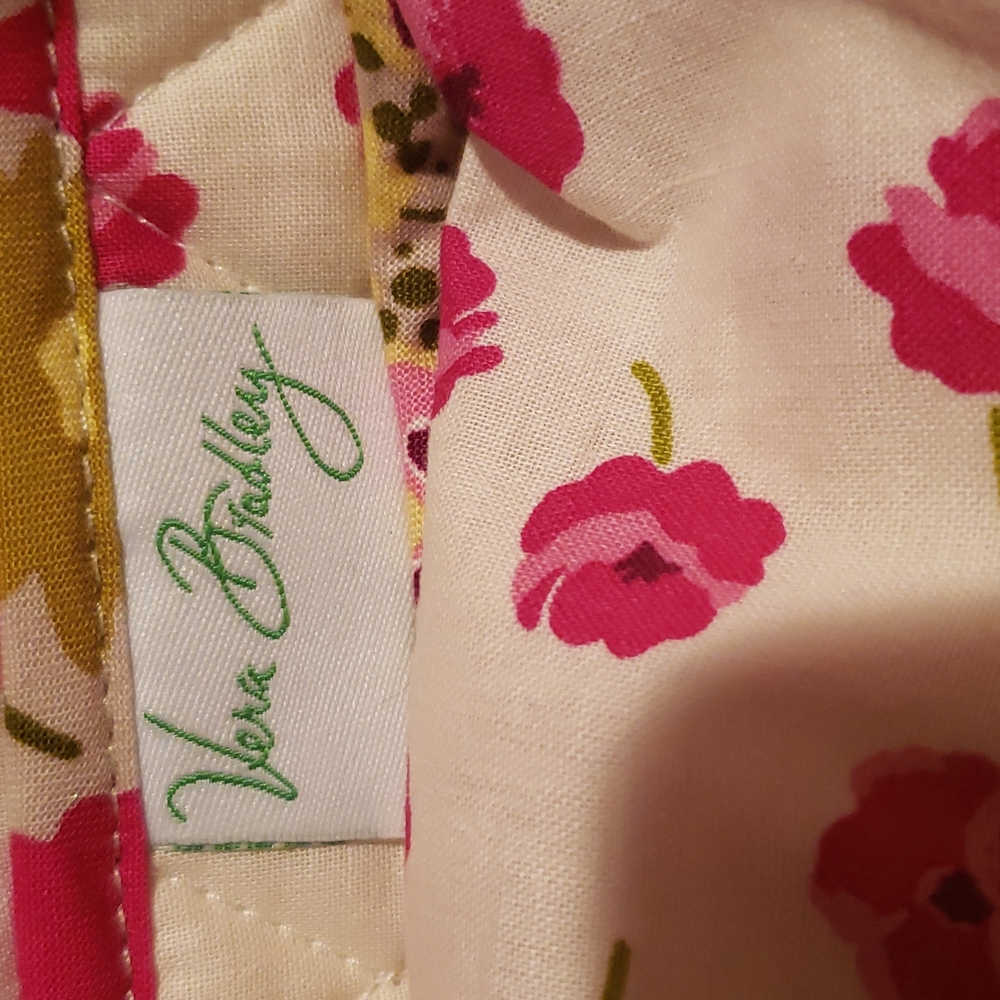 Vera Bradley bag authentic pinks greens, purple & yellow